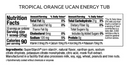 Tropical Orange Energy Powder